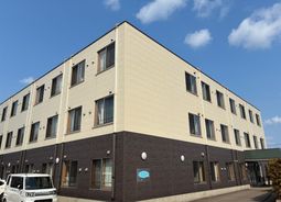 清潔感のあるエントランス