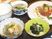 和風の食事のセット