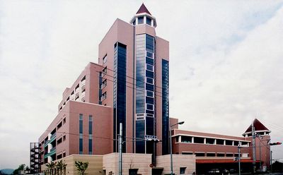 中庭のある建物