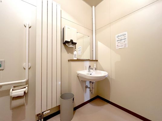 清潔感のある洗面所