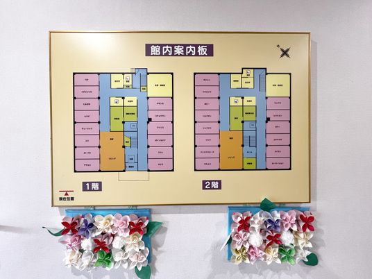 館内案内板