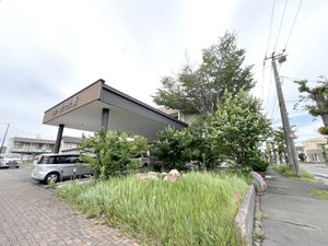 緑豊かな外観
