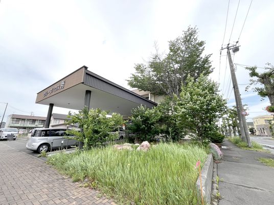 緑豊かな外観