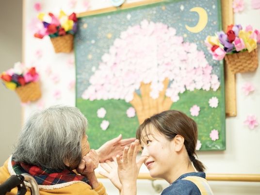 心温まるケアの瞬間