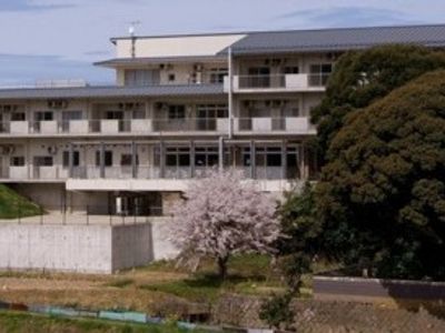 広い建物の外観