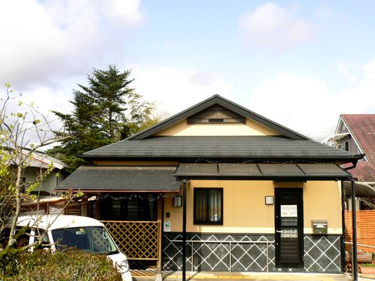 可愛らしい外観の建物