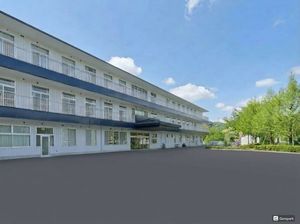 施設外観の建物  