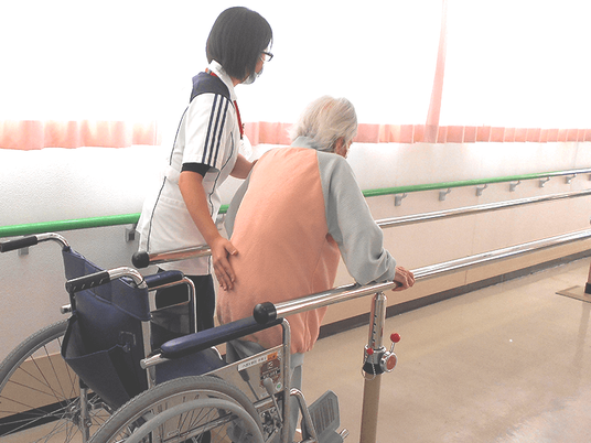 訓練支援の様子