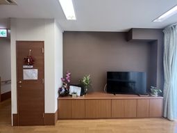 テレビのある談話スペース  
