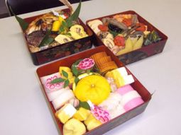 色とりどりのお祝い料理