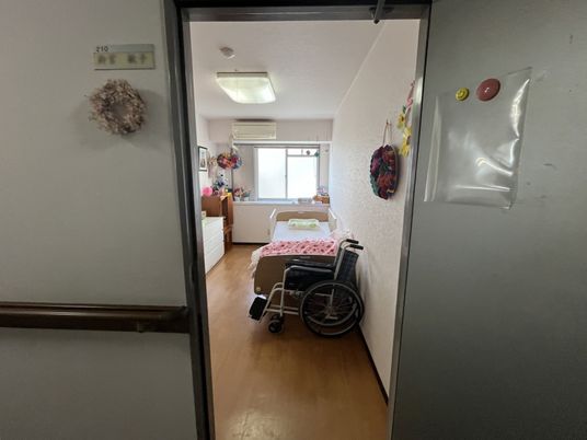 車椅子のある居室