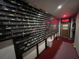 多目的部屋の模型棚
