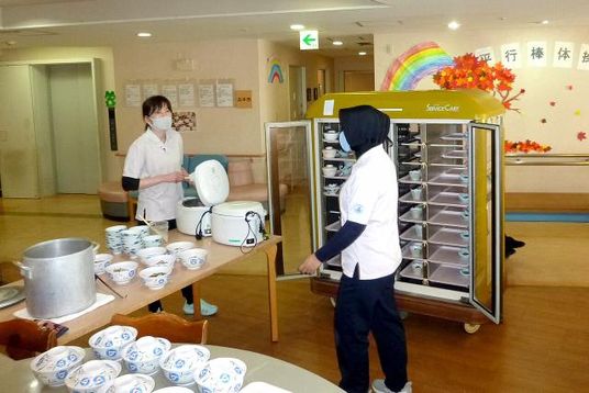 食事準備の様子