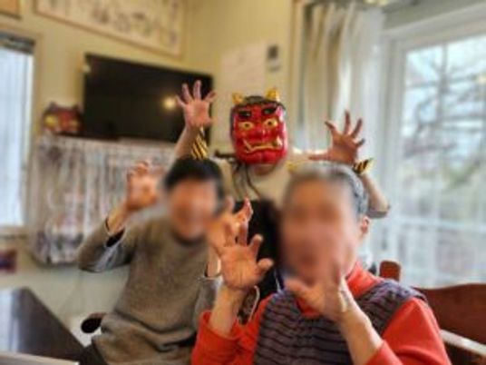 楽しそうな様子の部屋