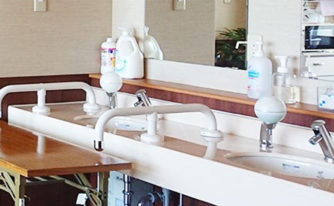 清潔感のある洗面台