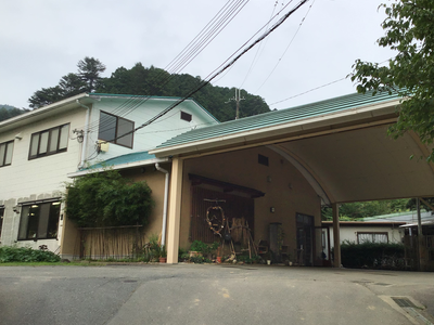 緑豊かな外観
