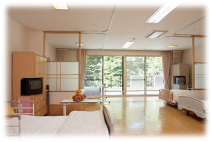 自然光が入る居室