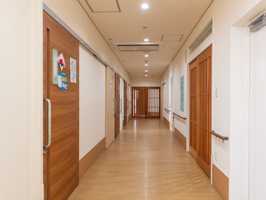 明るい廊下