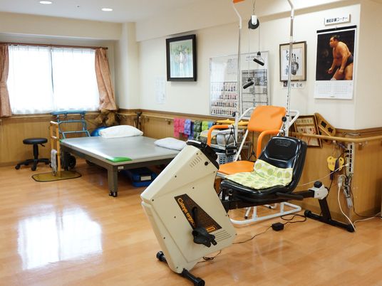 訓練用具備えた機能訓練室