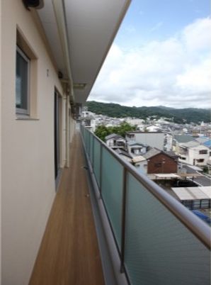 バルコニーからの眺望