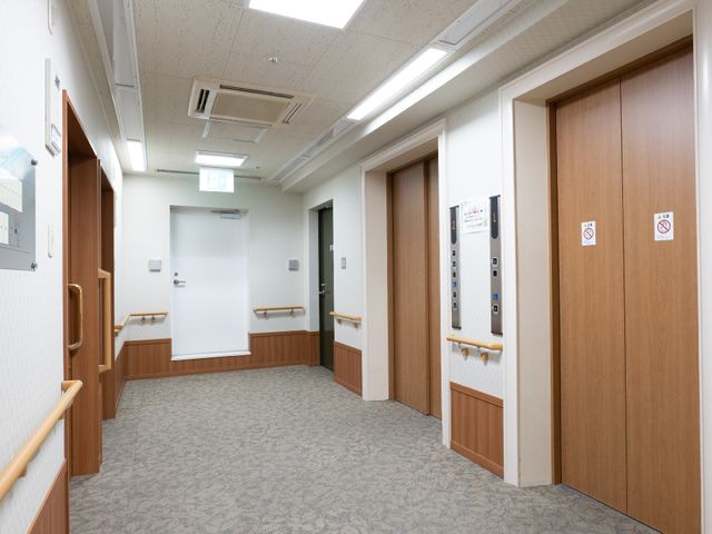 清潔感のある廊下