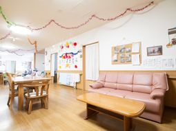 共用スペースの明るい様子