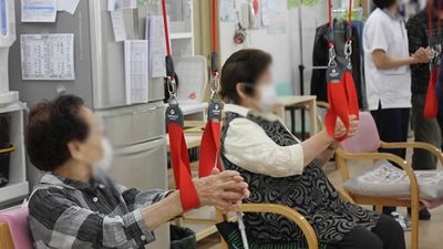 和やかな訓練の様子
