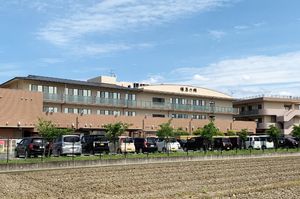 緑豊かな外観