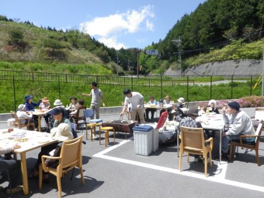 外食イベントの様子