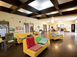 ゆったりとした共有スペース