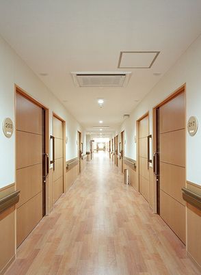 明るい廊下