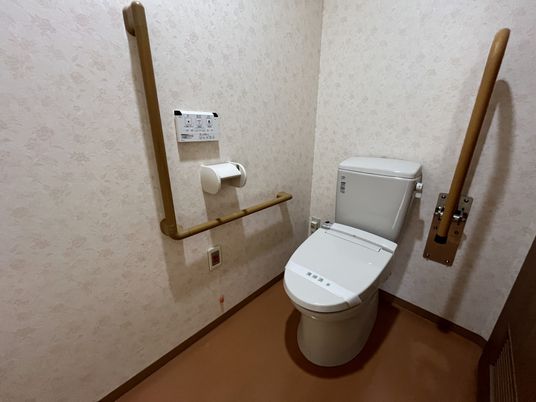 手すり付の安全な空間