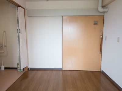 広々とした洋室の扉