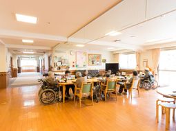 明るい共有スペース