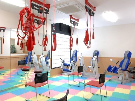 機能訓練機器のある部屋  
