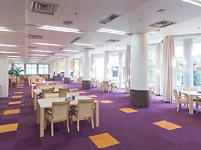 広々としたダイニングルーム ダイニングルーム 広々とした明るい空間で、家族や仲間とゆったりと過ごせる場所になっています。窓からの自然光が豊かです。