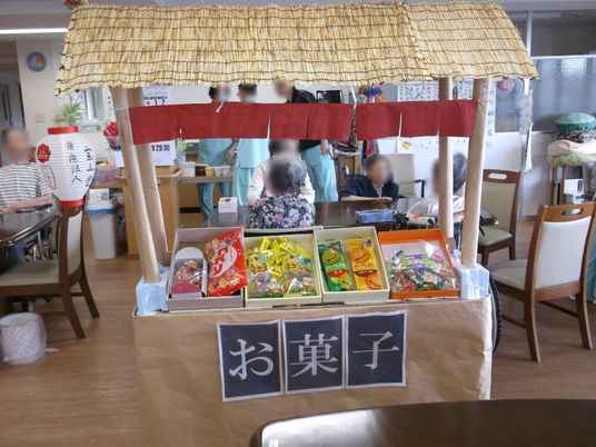 屋台風お菓子コーナー