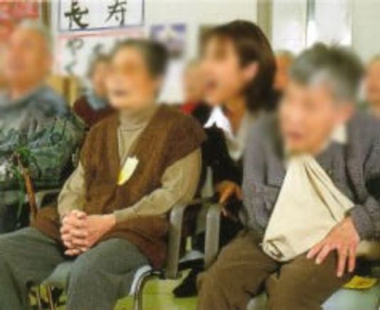 楽しそうな様子の共有スペース