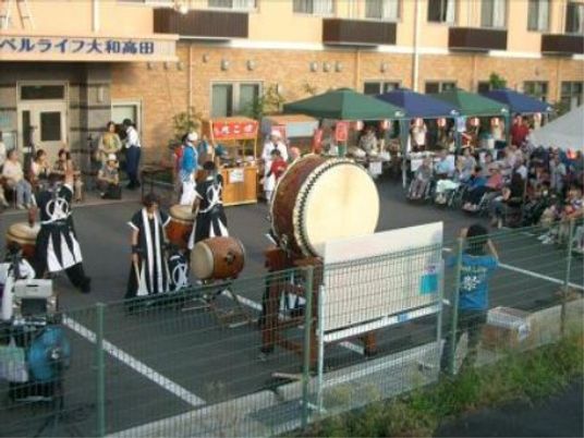 施設外での太鼓イベント