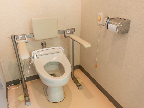 便利な設備のトイレ