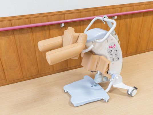 移動補助機器の廊下  
