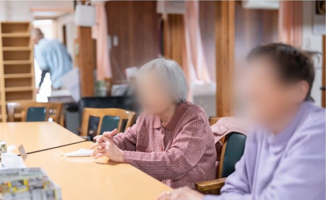 穏やかな会話の様子