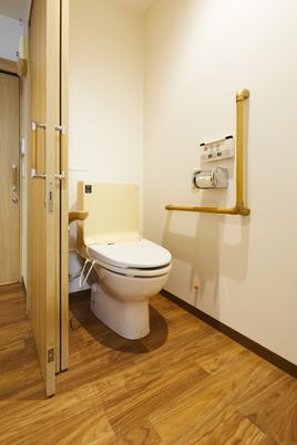 使いやすい設備が整うトイレ  