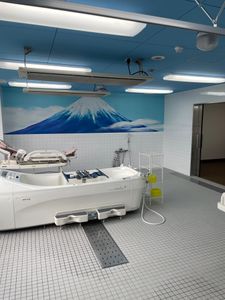 広々とした浴室
