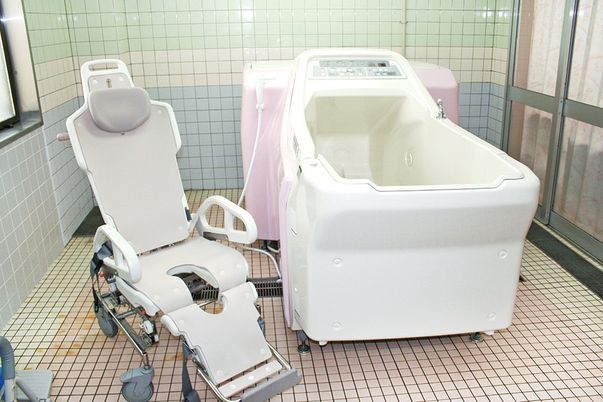 優れた設備の浴室