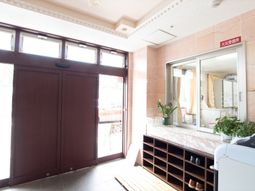 入口と靴棚のエリア