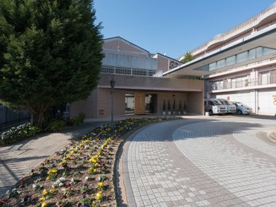 緑豊かなエントランス