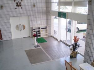 明るいエントランス