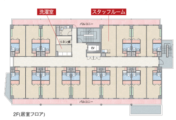 居室フロア図面