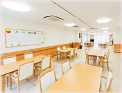 明るい共有スペース